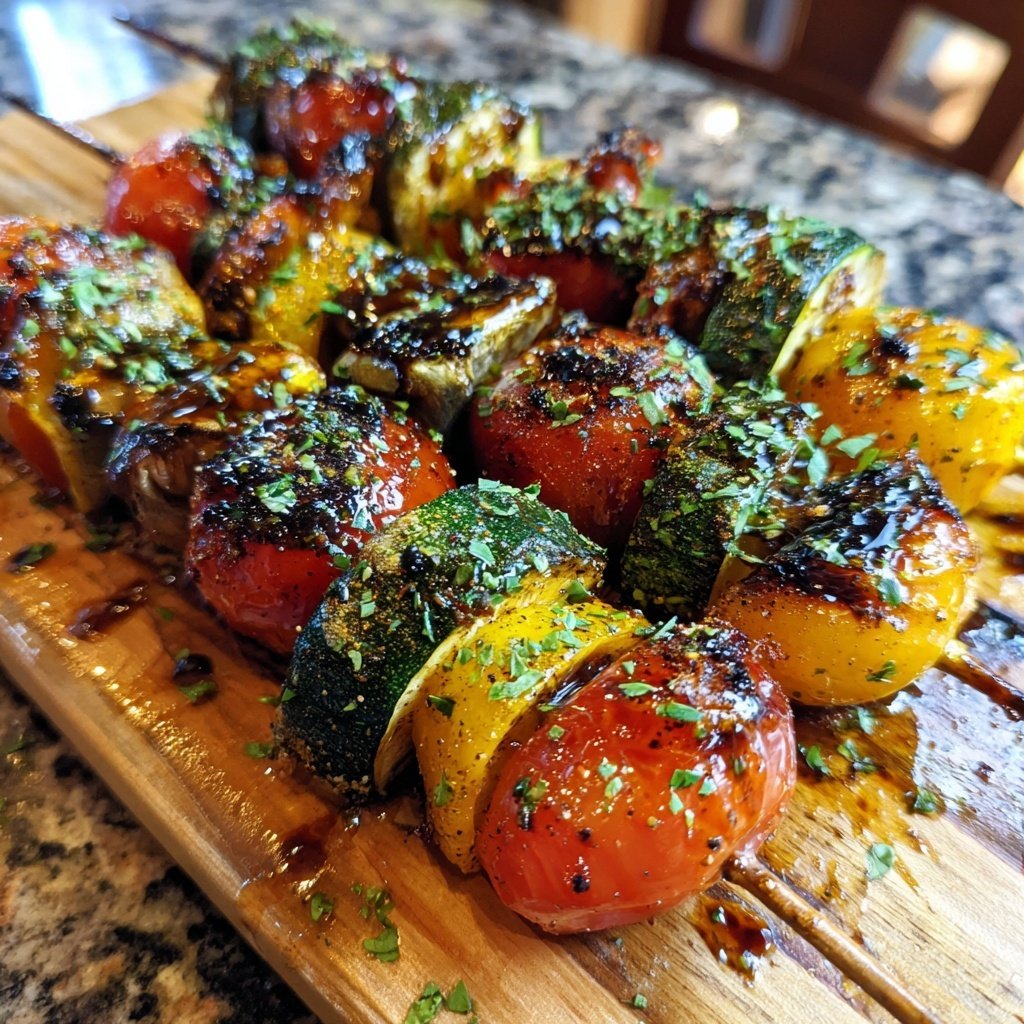 Gegrillte Gemüse Spieße