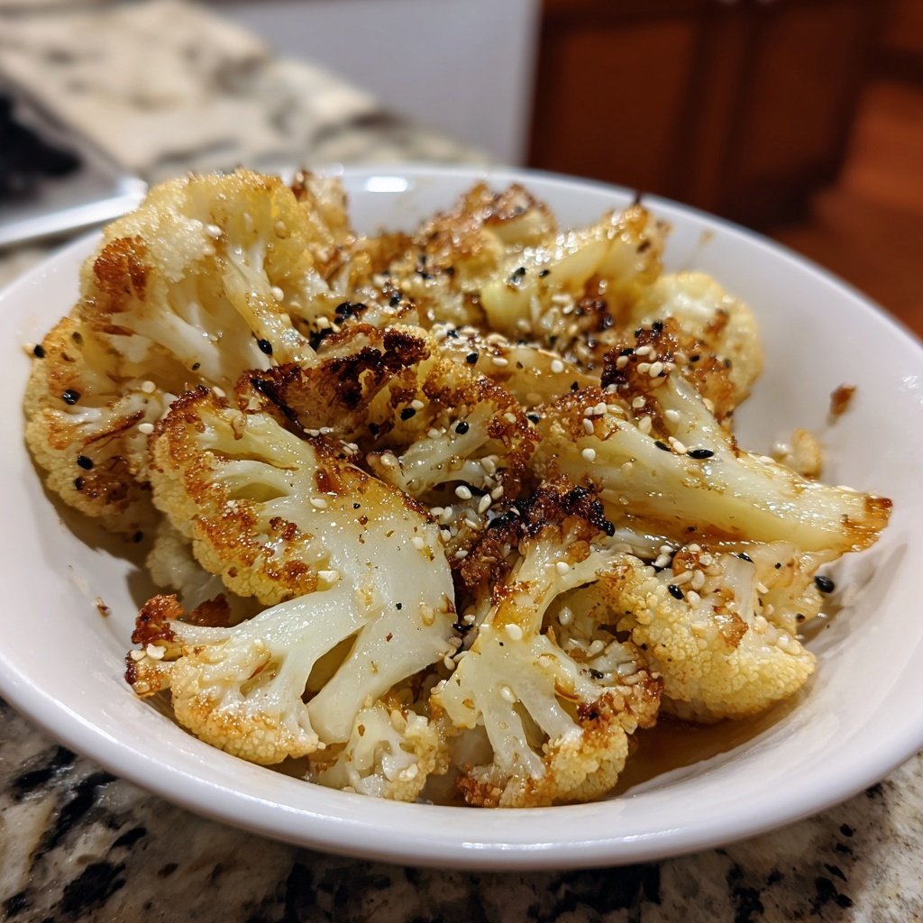 Blumenkohl mit Sesamöl