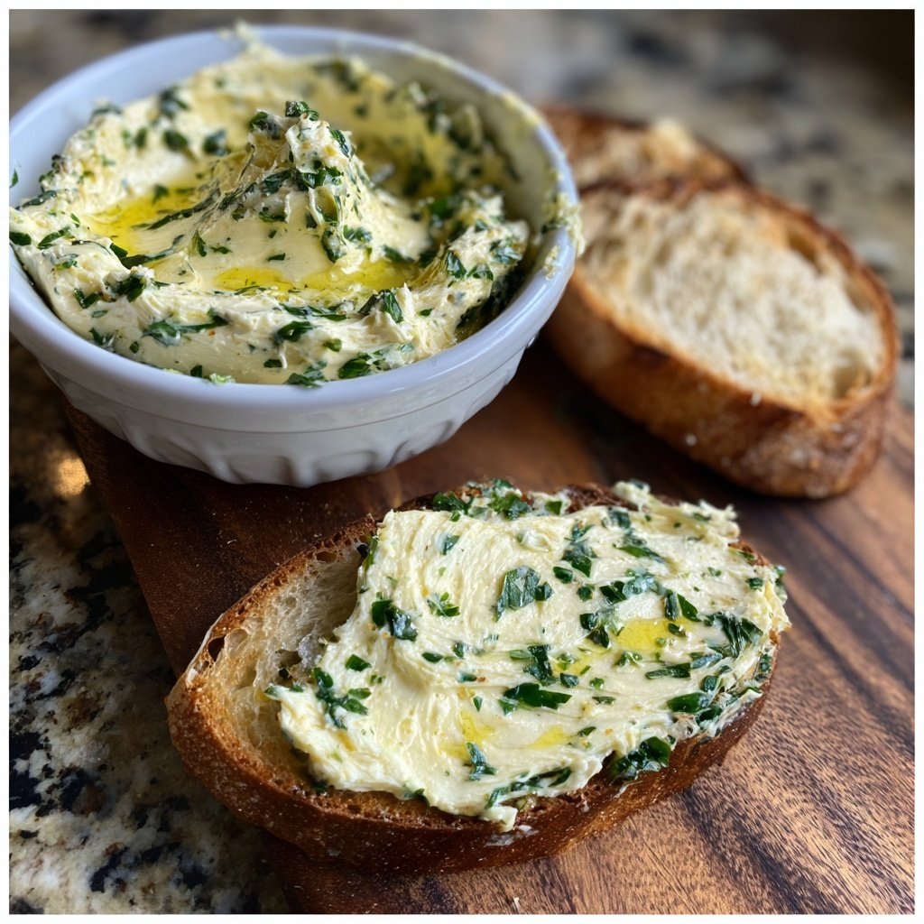 Kräuterbutter Mit Knoblauchöl