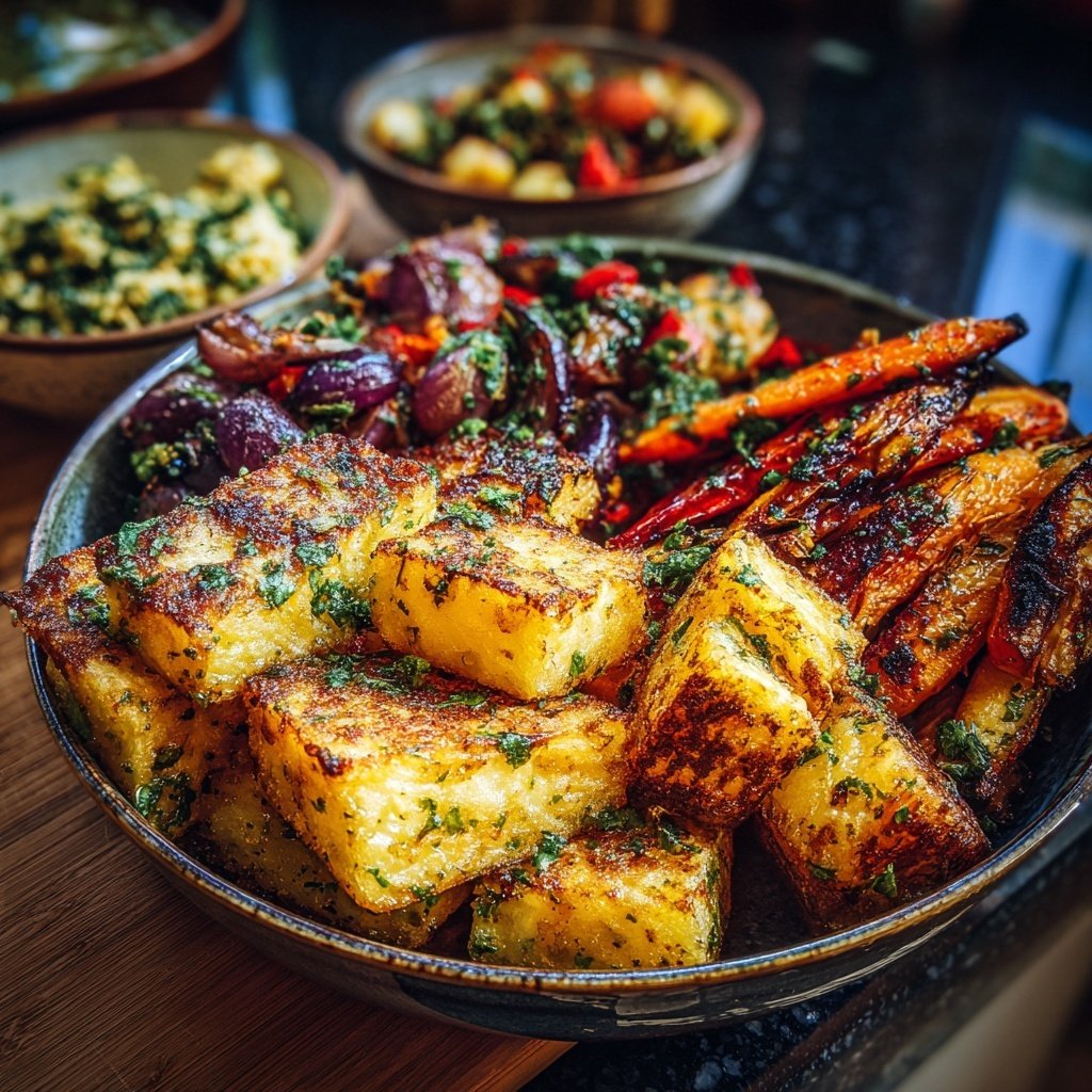 Grill Beilagen Mit Kartoffelwürfeln