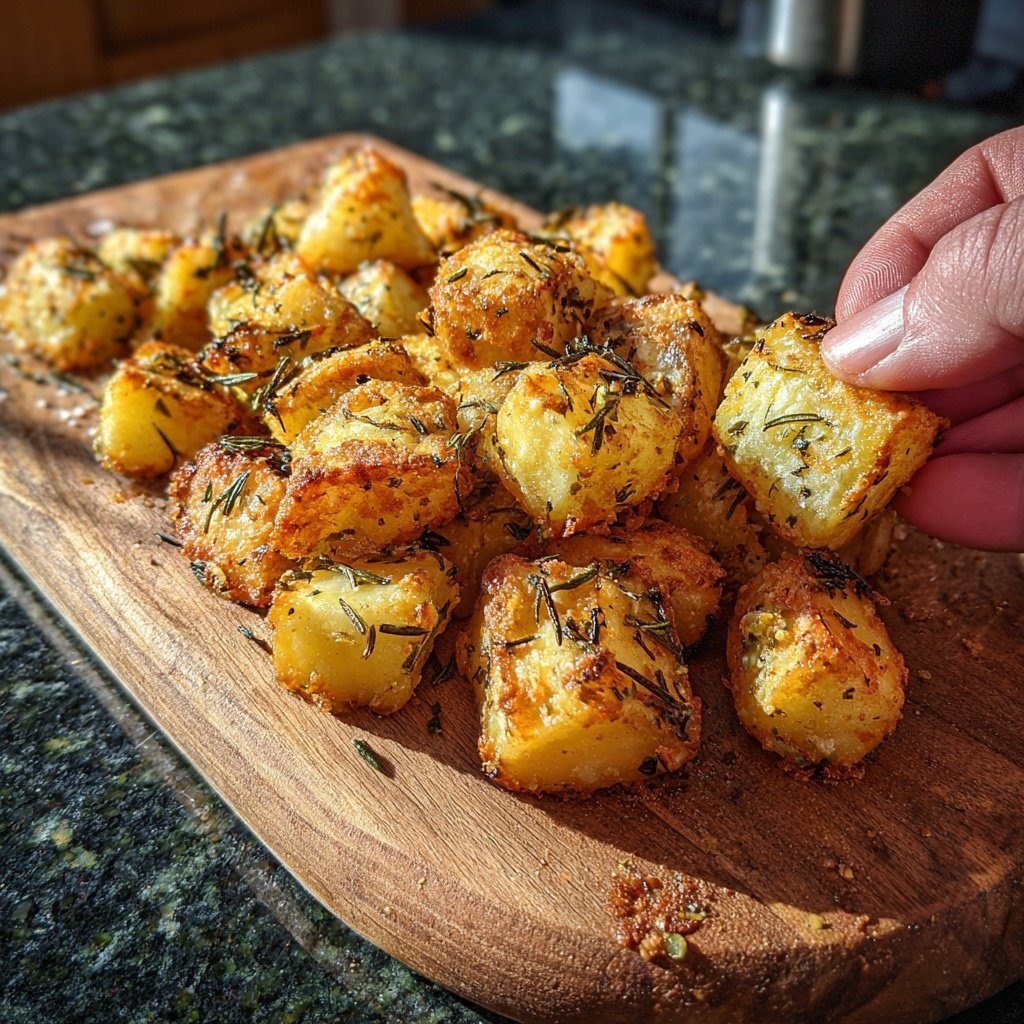 Ofen Kartoffel Würfel Mit Kräutern
