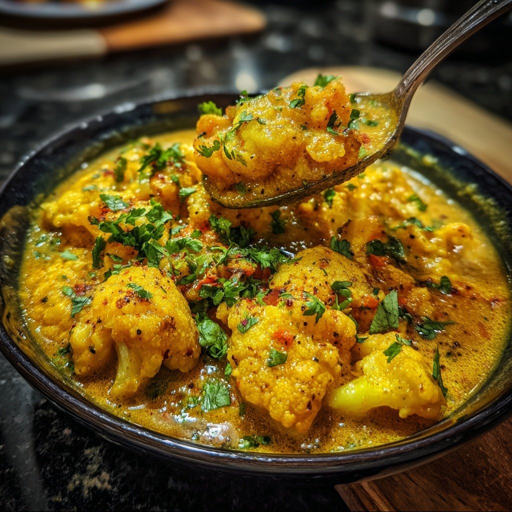 Blumenkohl Curry Mit Kokosmilch