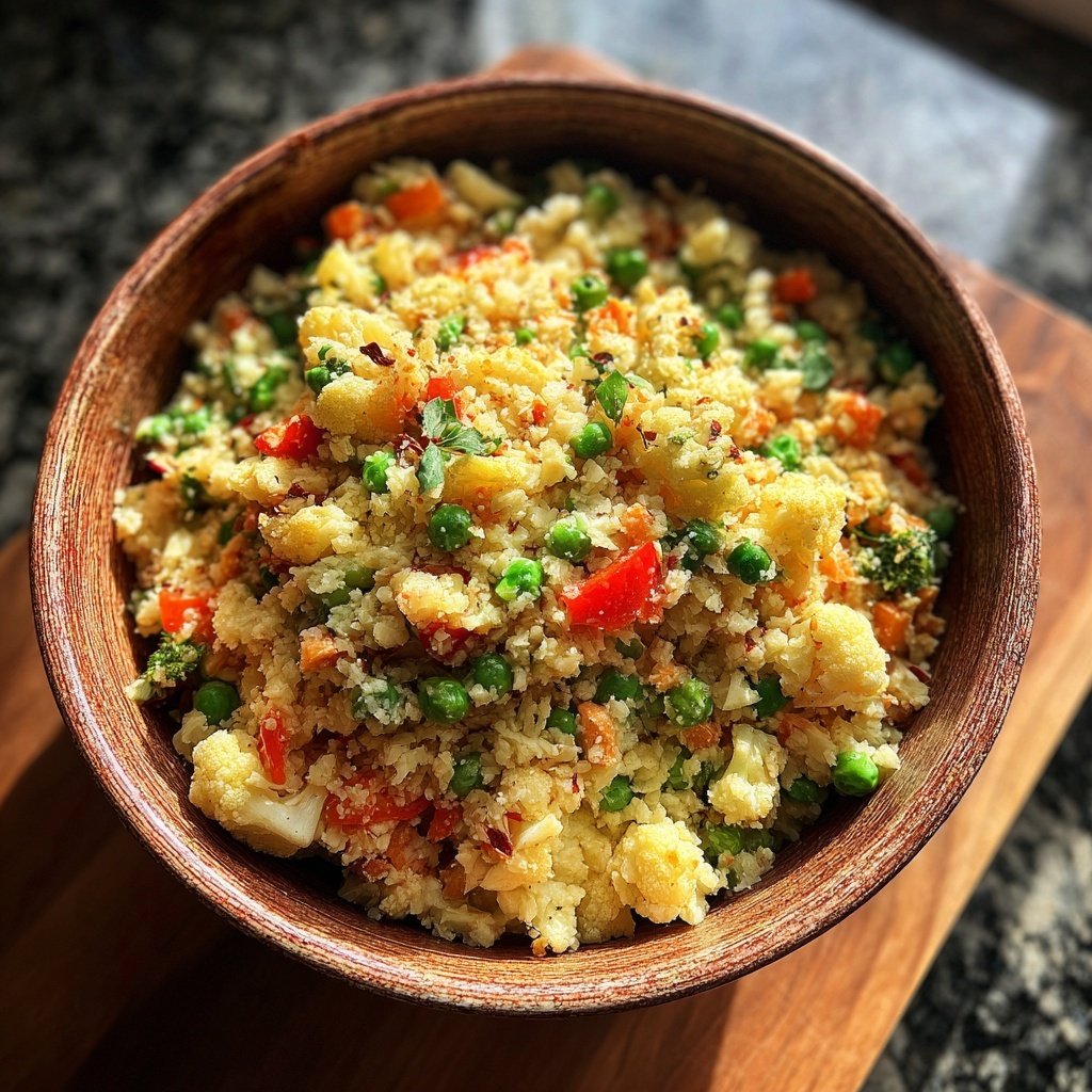 Blumenkohl Reis Pfanne Mild