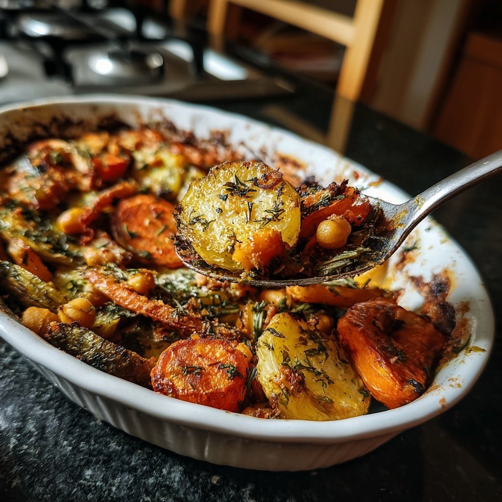 Ofengemüse mit Kichererbsen