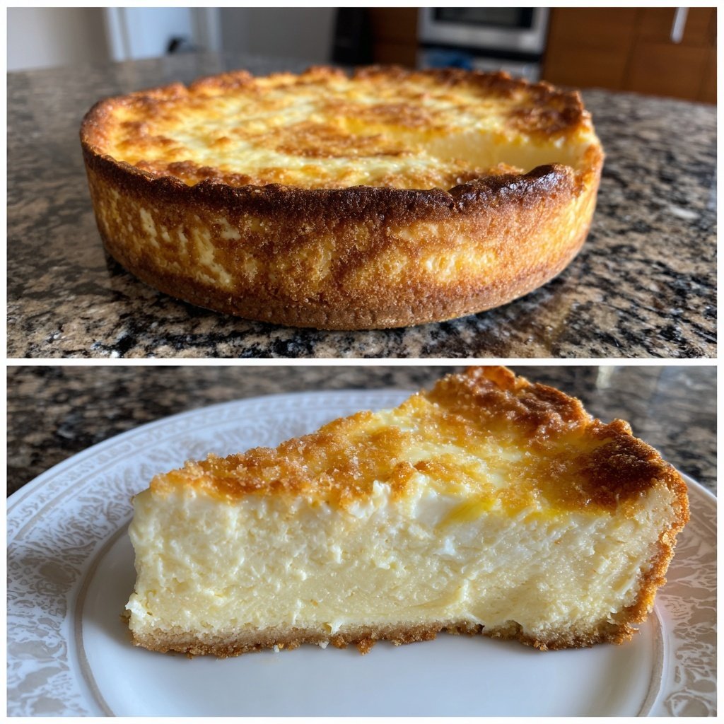 Käsekuchen mit Zitronencreme